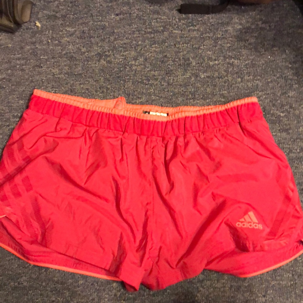 NWOT Adidas pink shorts size s with drawstring